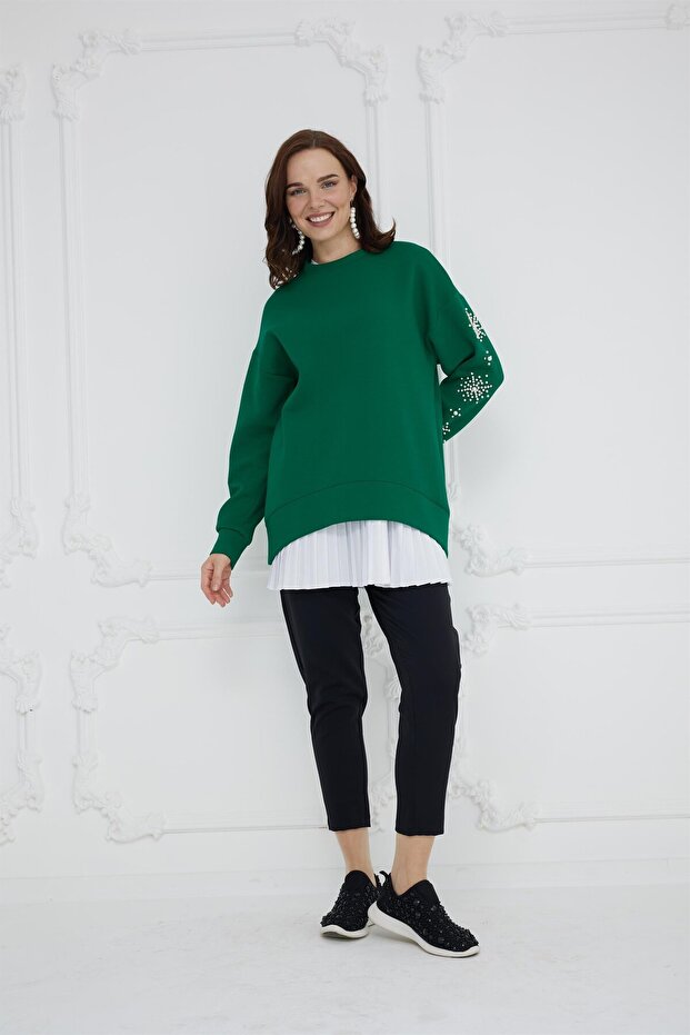 İNCİ İŞLEMELİ TUNİK - 1