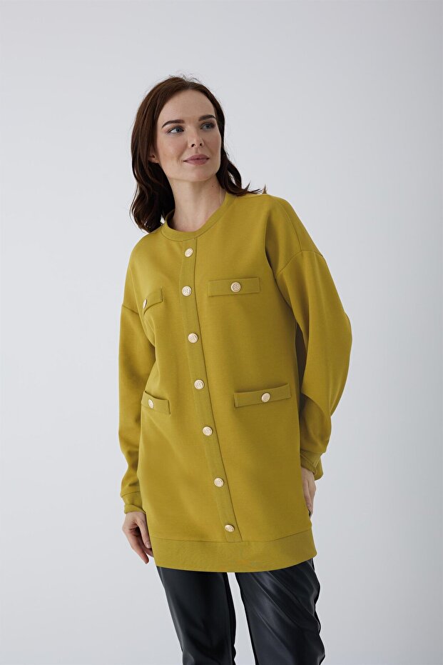 METAL DÜĞMELİ TUNİK - 2