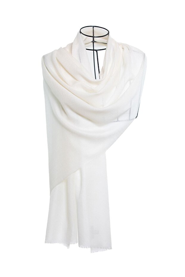 85% Cashmere 15% Silk Flat Shawl
