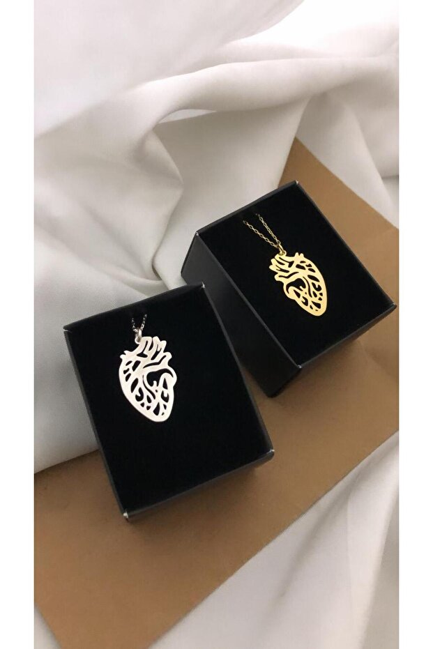 Anatomik kalp Kolye - 3