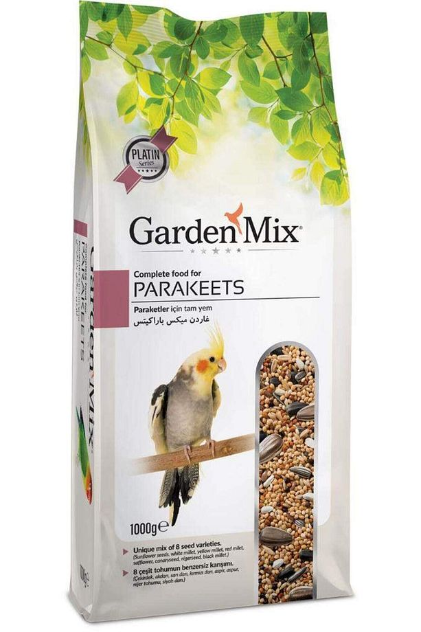 Platin Cennet Sultan Papağani Paraket Yemi 1 Kg X 5 Adet - 1