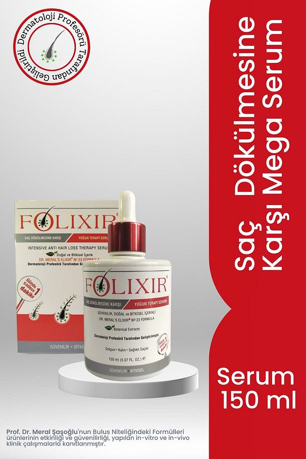 Elixir Saç Dökülmesine Karşı Mega Serum 150 ml - 1