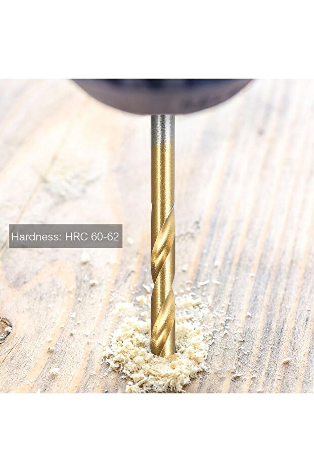 HSS Kaplama Titanyum Yüksek Hızlı Çelik 4 mm 10 Adet - 4