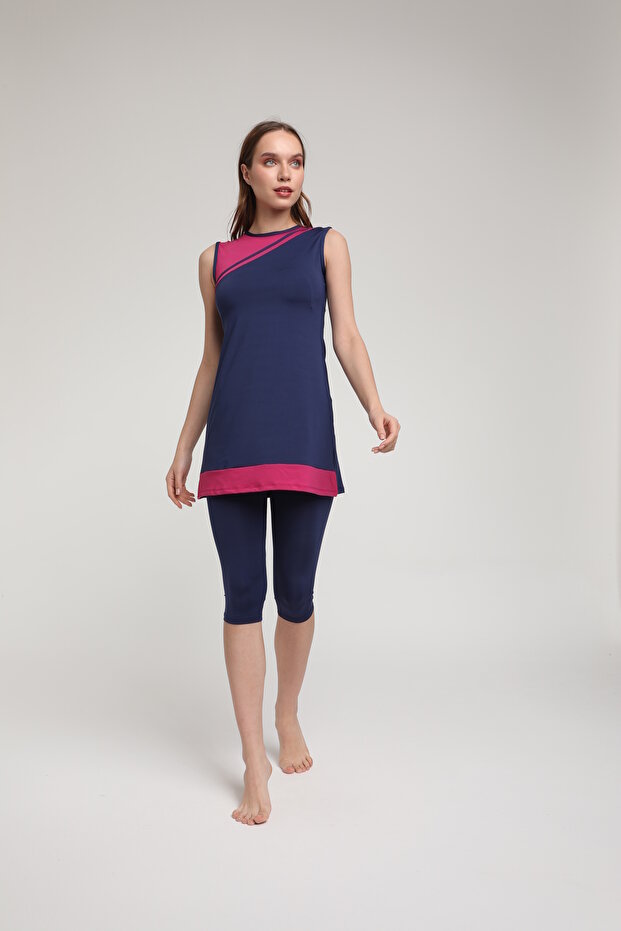 KOLSUZ YARI KAPALI TESETTÜR MAYO - 2