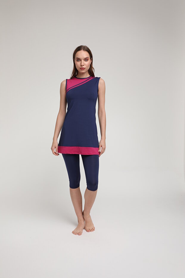 KOLSUZ YARI KAPALI TESETTÜR MAYO - 1