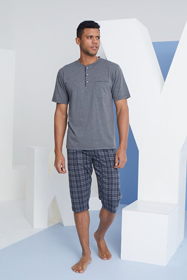 بدلة كابري بياقة ميدي - 1