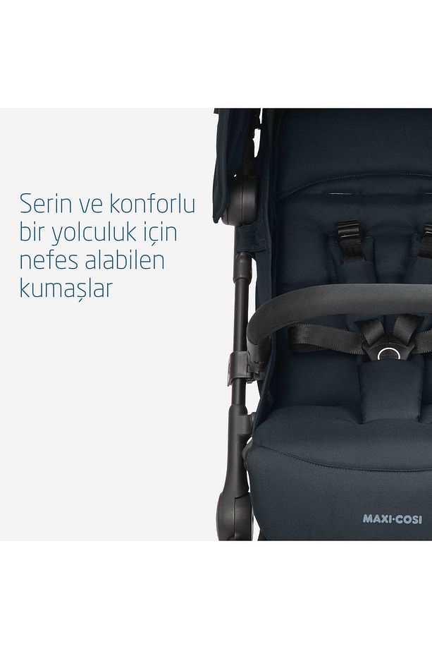 Lara2-cabriofix I-size Ultra Kompakt Kabin Boy Seyahat Sistem Bebek Arabası Graphite - 6