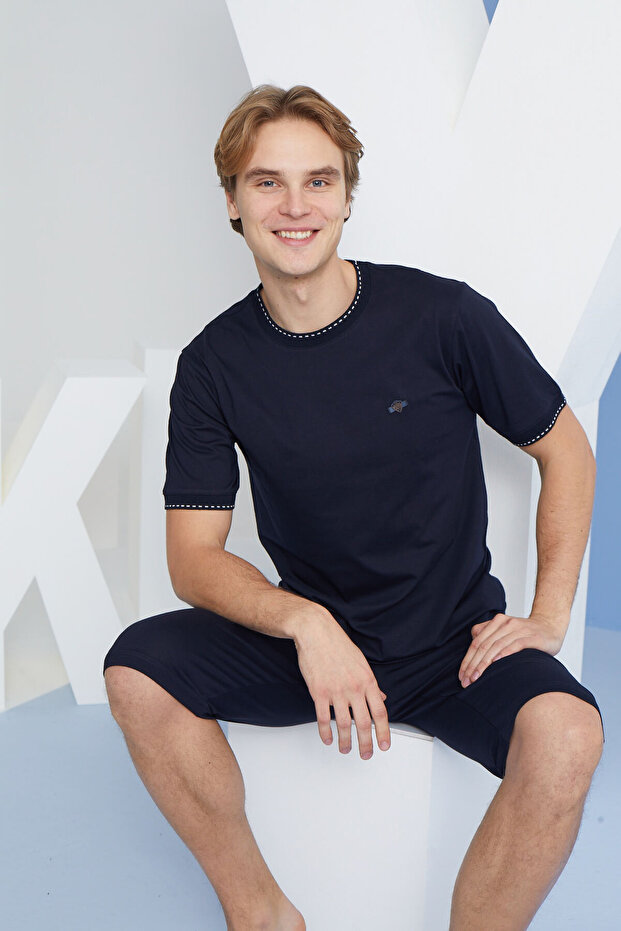 بدلة كابري بياقة دائرية - 1