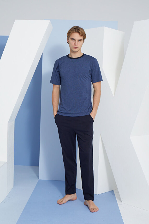 O.NECK PAJAMAS SET - 1