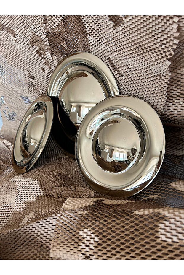 3'lü Yuvarlak Curvy Concave Ayna Set - 3