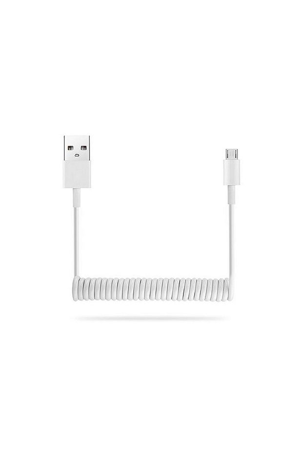 SL-SP10 1.2m 2A USB To Micro USB Spiral Data Uyumlu  + Şarj Kablosu - 1