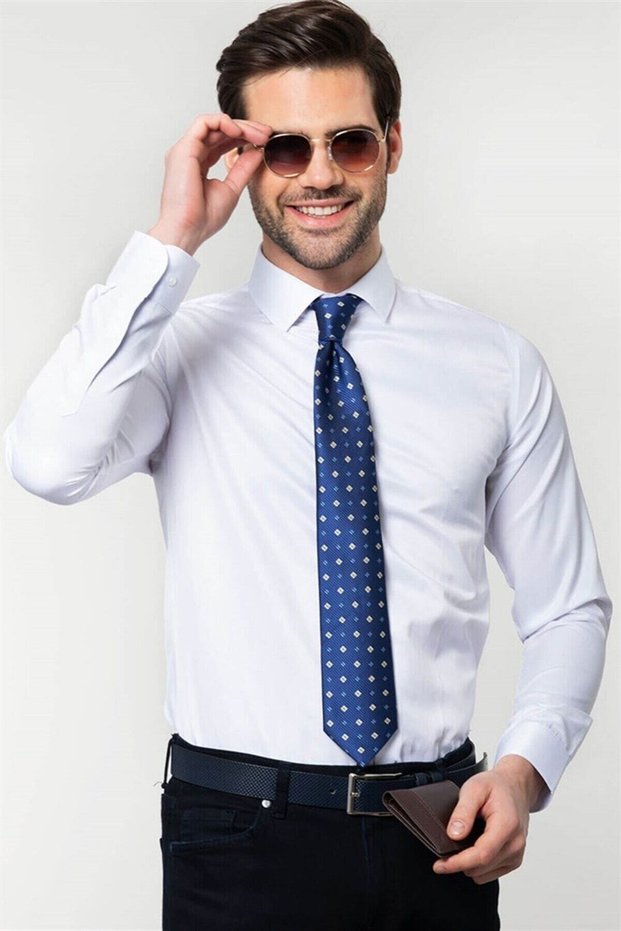 SLIM FIT ITALIAN CUT SATIN SHIRT