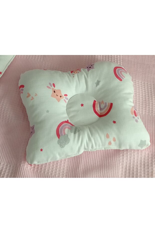 0-12 Months orthopedic Pillow Flat Head Pillow Newborn Baby Pillow