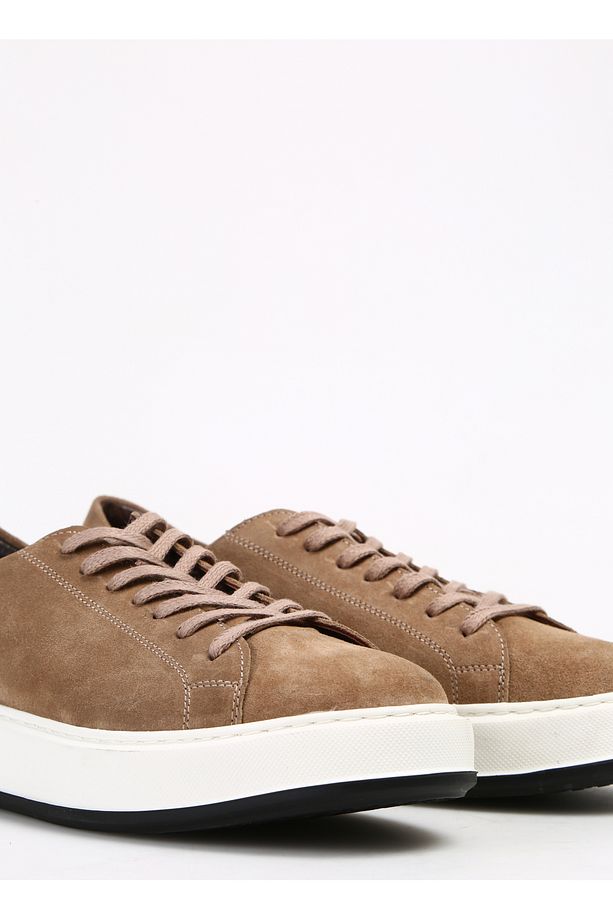 Bej Erkek Deri Sneaker JAROD - 3