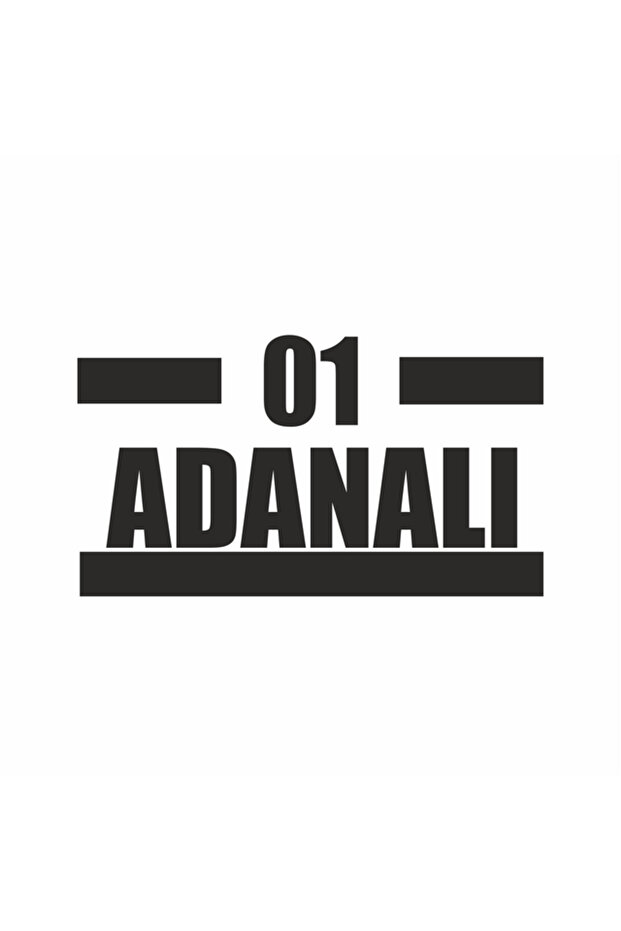 01 ملصق سيارة Adanalı 17x8 سم أزرق