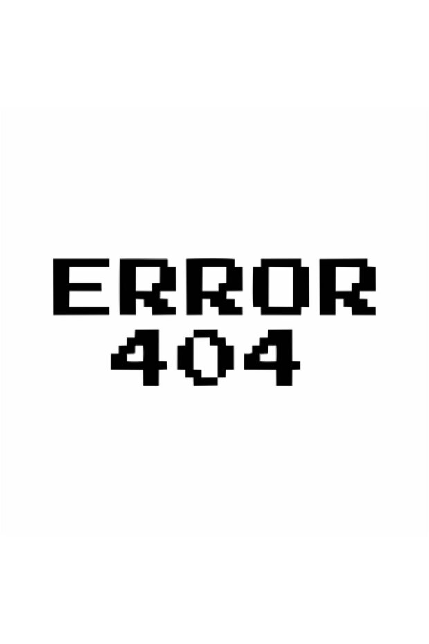 Error 404 Car Sticker 16x6 Cm Black