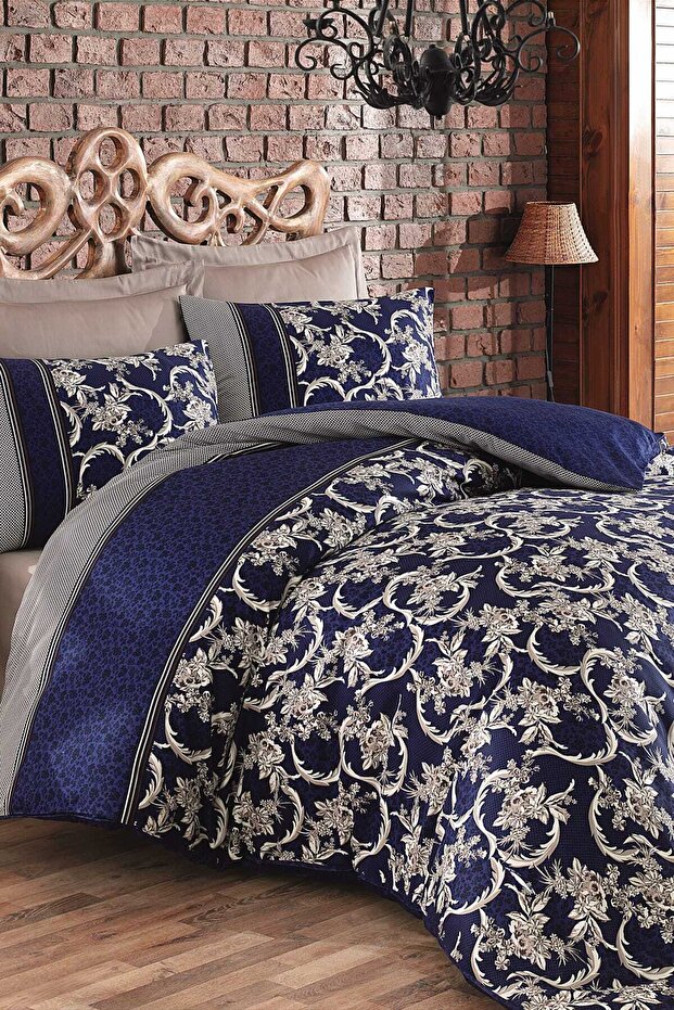 Double Cotton Satin Duvet Cover Set Pera