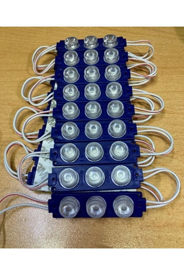 Power Led Modül Mercekli Mavi 3w 10 Adet - 1