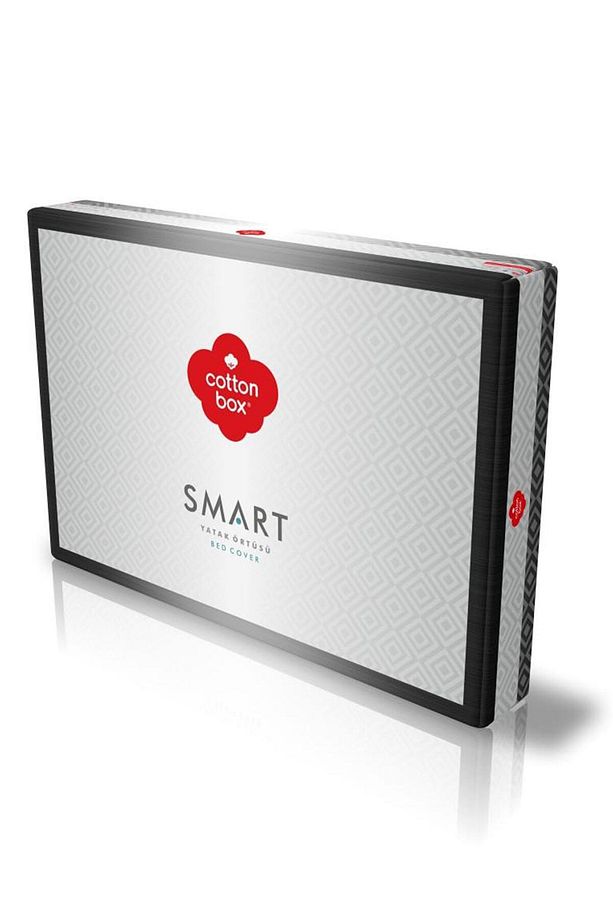 Smart Çift Kişilik Yatak Örtüsü Esta Antrasit - 3