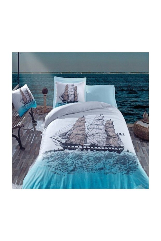 Blue Single Duvet Cover Set