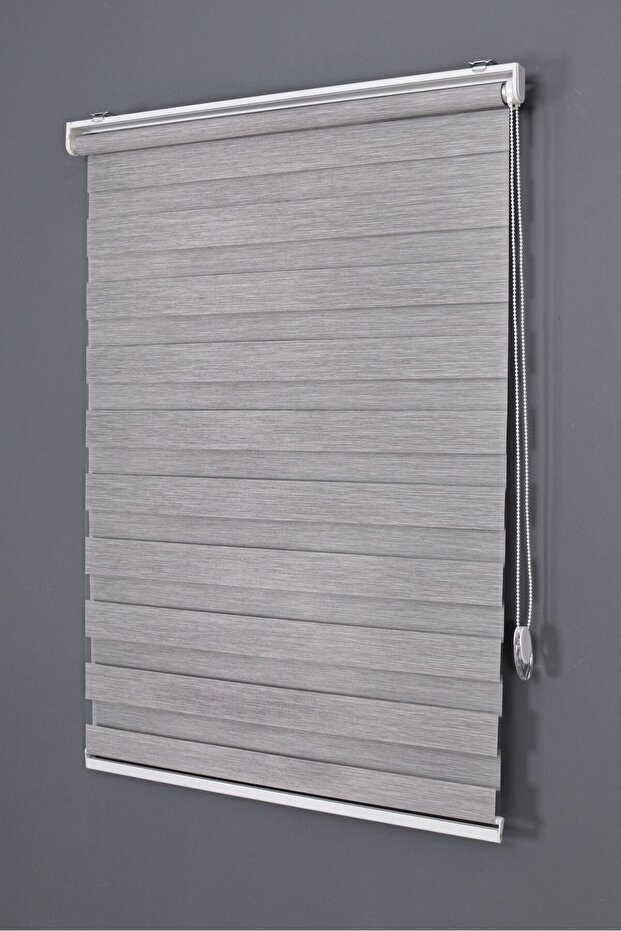 GRİ BAMBU ZEBRA PERDE - 2