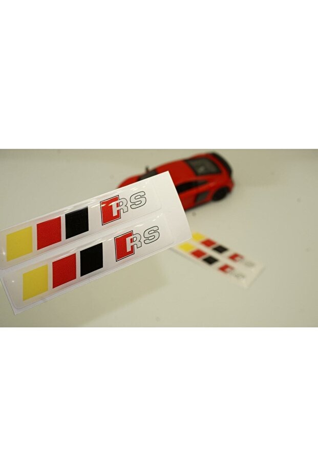 Dk Tuning Rs Logo 3m 3d Drop Silicone Torpedo Luggage Fender Logo Emblem مجموعة تزوير