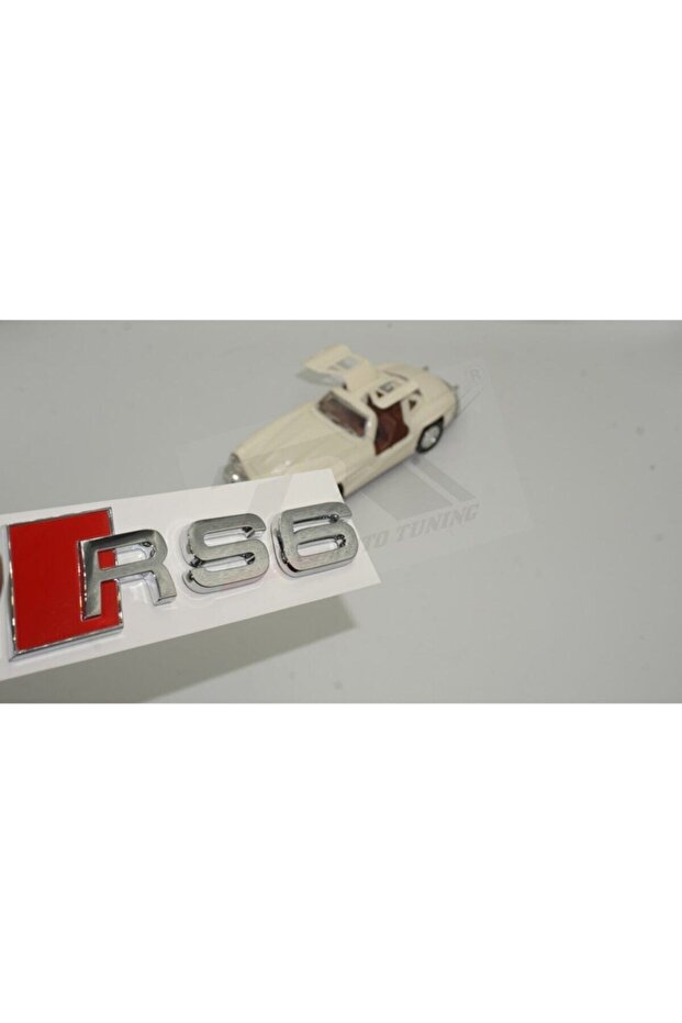 Dk Tuning Rs6 حقيبة أمتعة كروم ABS 3M شعار نص ثلاثي الأبعاد