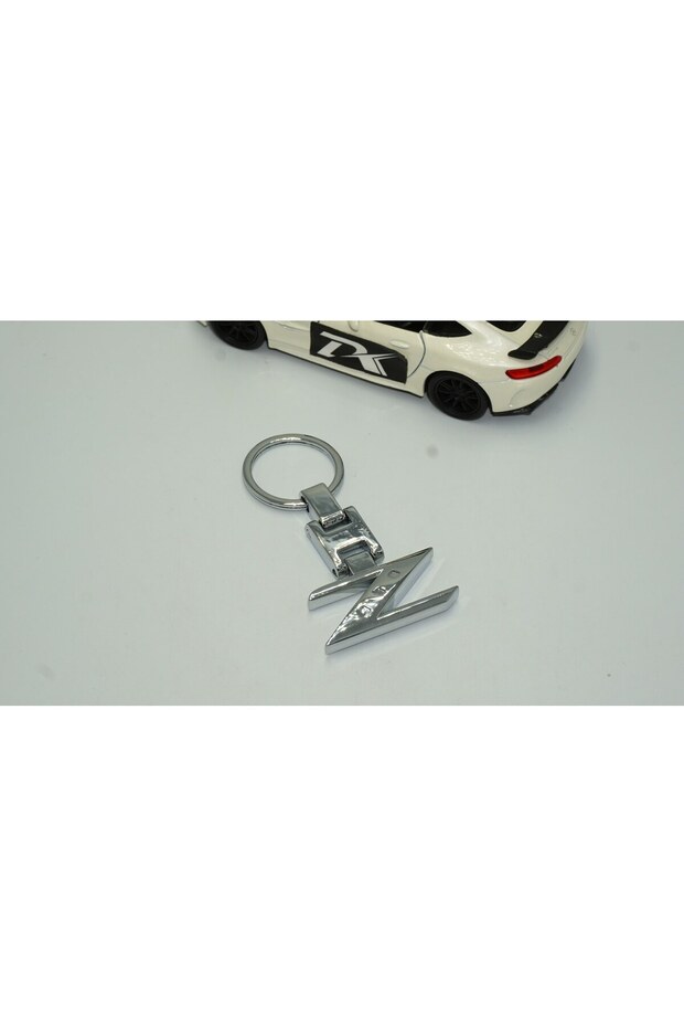 Nissan Fairlady Z 350z 370z Z33 Z34 Chrome Metal Reversible Keychain - 2