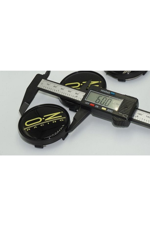 Oz Racing Jant Göbeği Kapak Seti 60mm Sarı Siyah Renk - 5