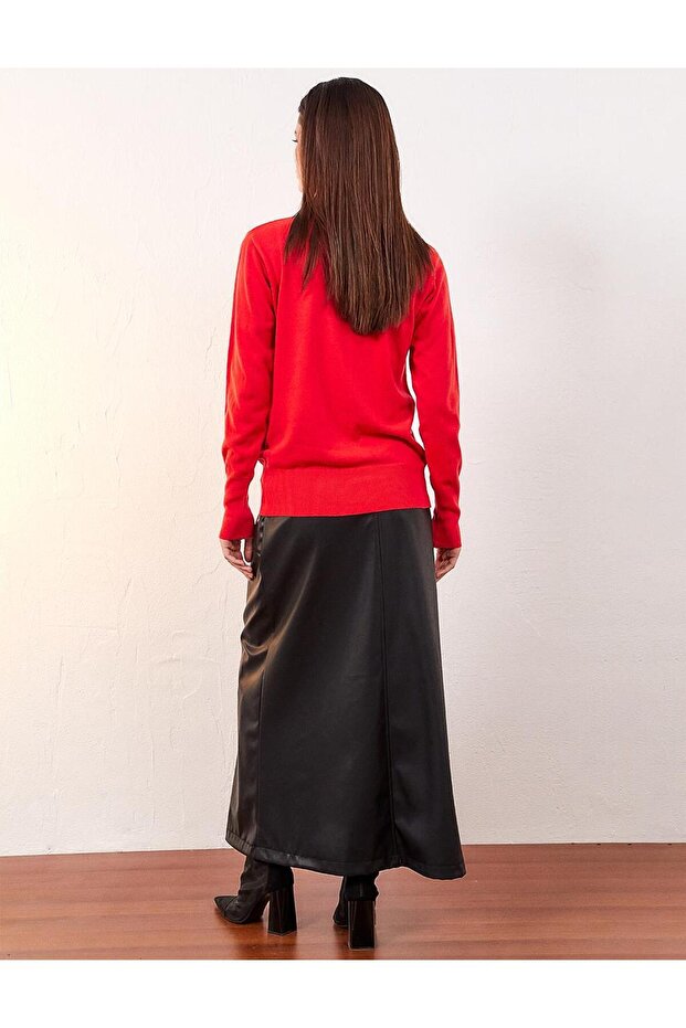 Basic Triko Bluz - 6