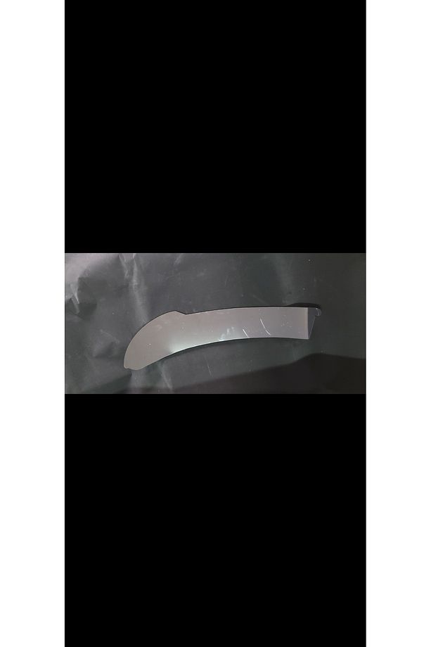 Golf 6 R Difüzör Flap Parça 1 Adet Parlak (PİONA BLACK) Uzun Bıçak - 2
