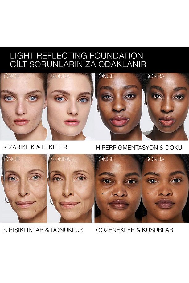 LIGHT REFLECTING FOUNDATION Cildin Işığını Ortaya Çıkaran & Cilt Bakım Etkili Fondöten 30 ml - 4