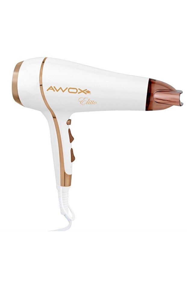 AWOX Elit Saç Kurutma Makinesi Beyaz - Profesyonel Kuaför Dc Motor