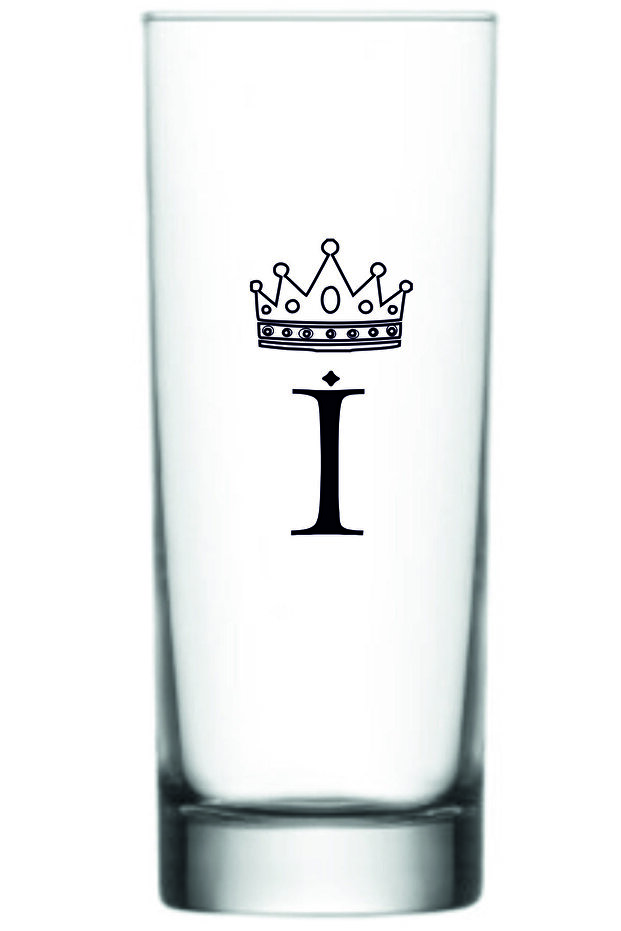 Single Letter Printed Vodka Cup Vodka