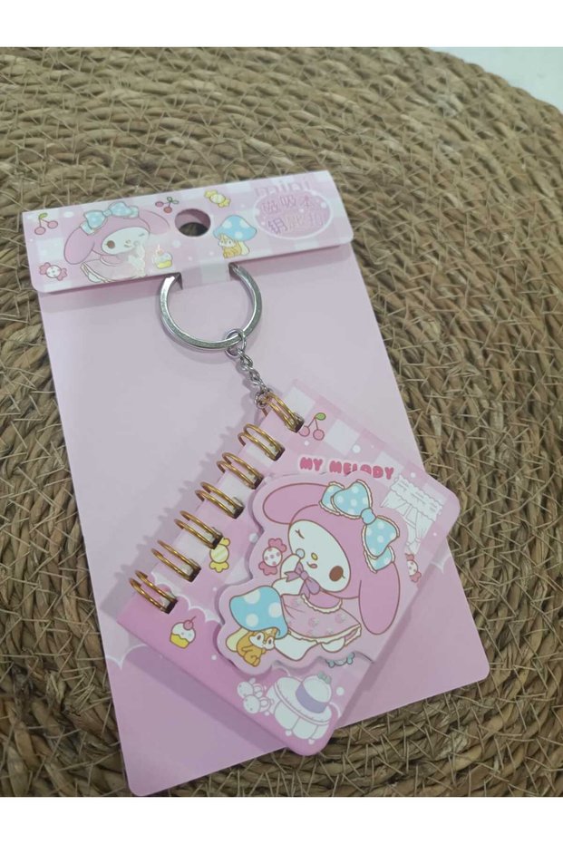 sanrio kawaii tiny pocket size keychain & notebook magnet cover kuromi my melody cinnamoroll gift