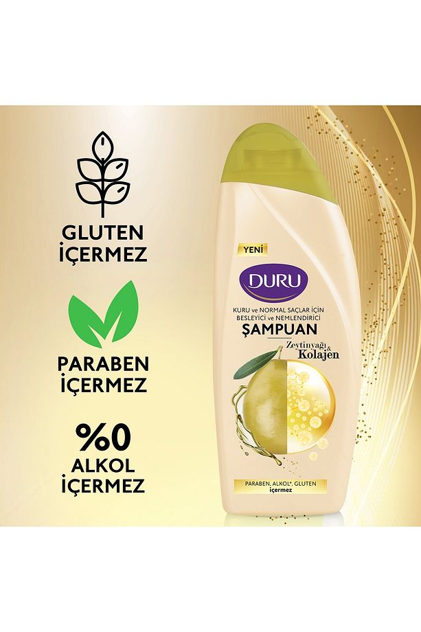 Şampuan Kolajen ve Zeytinyağı 700 Ml x 3 Adet - 3