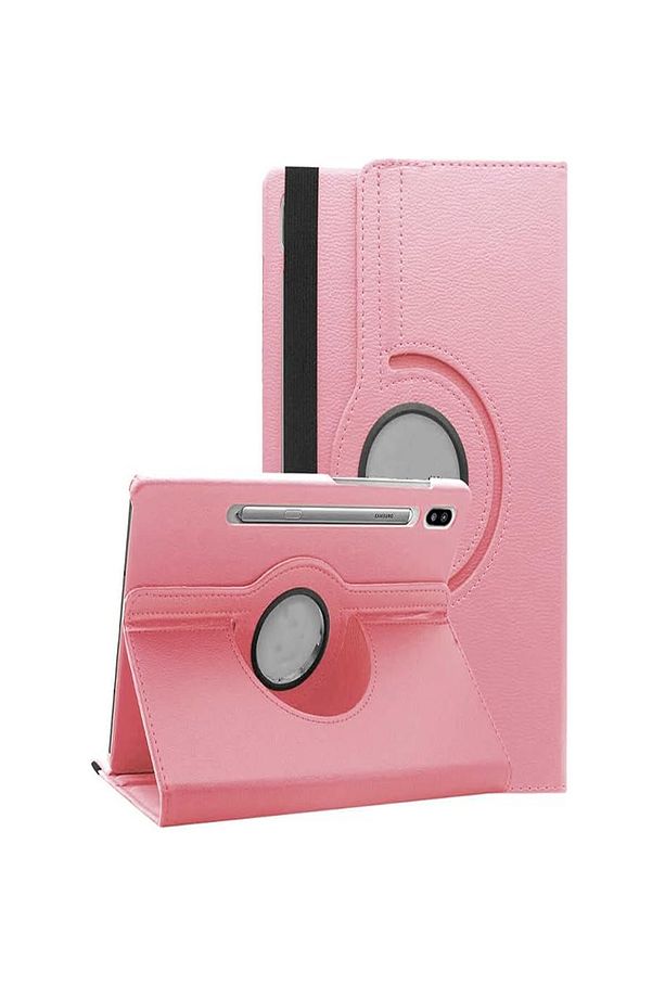 Galaxy Tab A9 Plus 11 inç Uyumlu Fuchsia Dönebilen Standlı Kılıf - 2