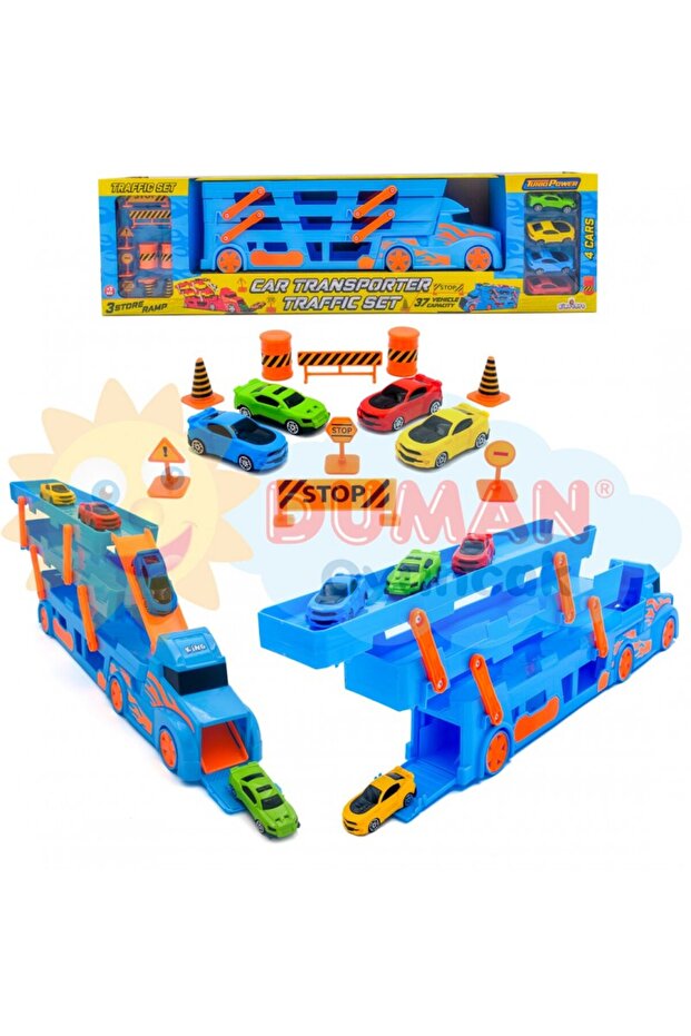Boxed Traffic Truck Set - Blue Water World