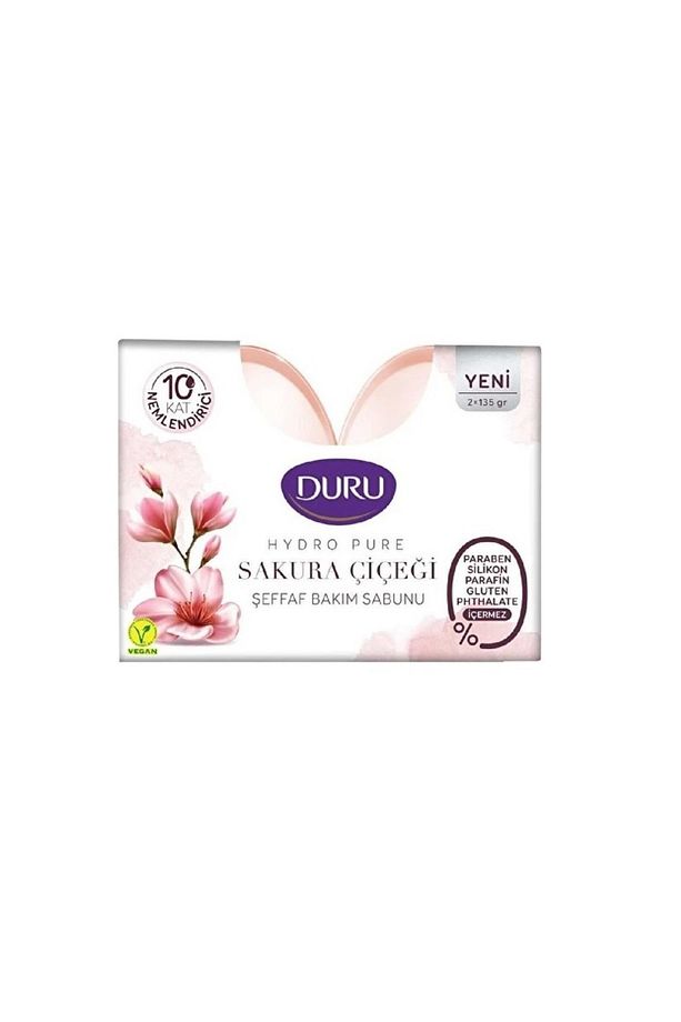 Hydro Pure Sakura Çiçeği Şeffaf Bakım Sabunu 2 x 135 Gr x 3 Paket - 2