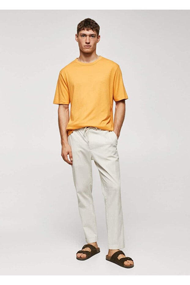 Lightweight merserize günlük tişört - 2