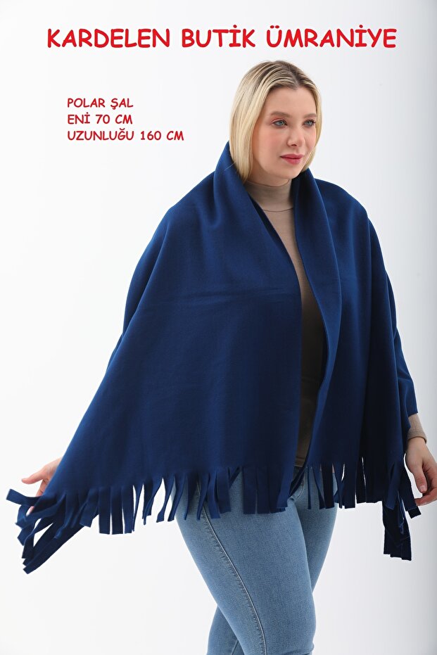 Polar Shawl Indigo Blue