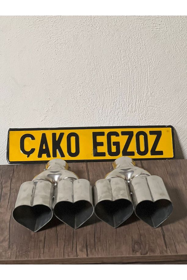 KROM ÇİFTLİ KALPLİ EGZOZ ÇIKIŞI - 1