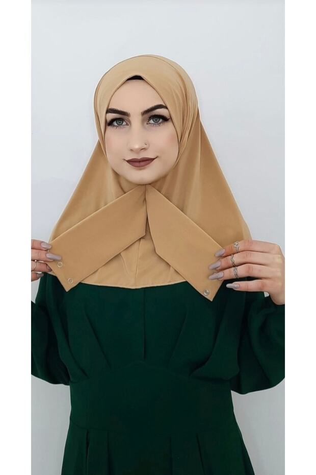 Eșarfă aurie Hijab Bone - 3
