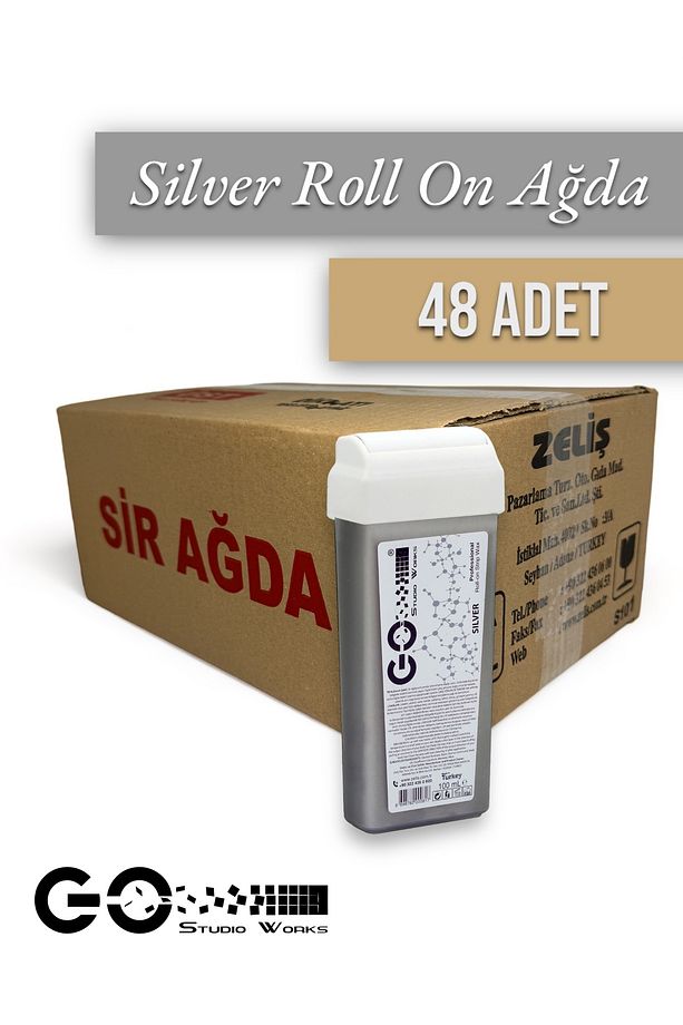Roll On Kartuş Ağda Silver 48 ADET - 1