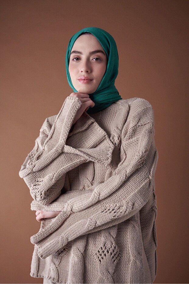 سلسلة شال الخيزران الزمرد