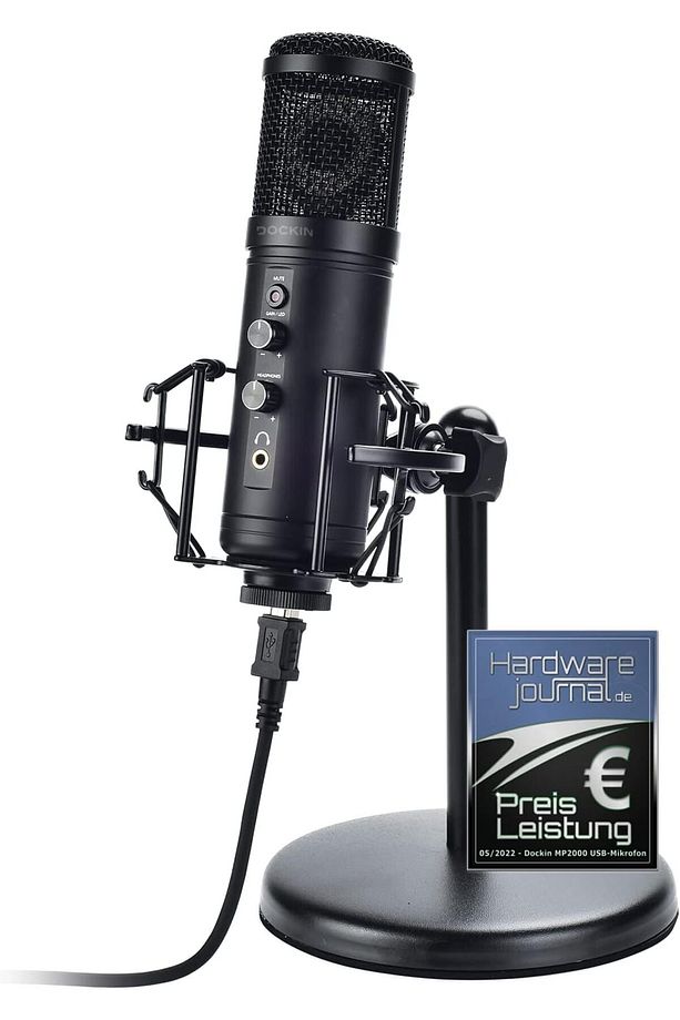 MP2000 USB Mikrofon PC, Oyun, Podcast ve Yayın, Kondansatörlü, Ayaklı Mikrofon, En İyi Ses Kalitesi - 1