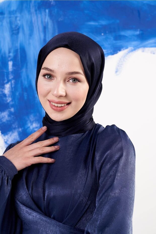 Janjan Şal Lacivert - 2