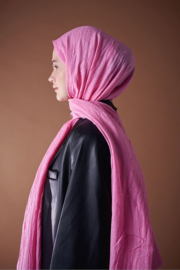 Bambu Şal Serisi Şeker Pembe - 3