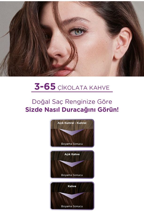 Göz Alıcı Renkler 3-65 Çikolata Kahve Saç Boyası - 2