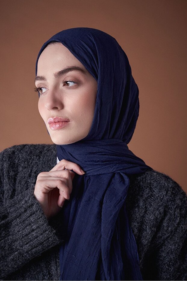 Bambu Şal Serisi Lacivert - 2